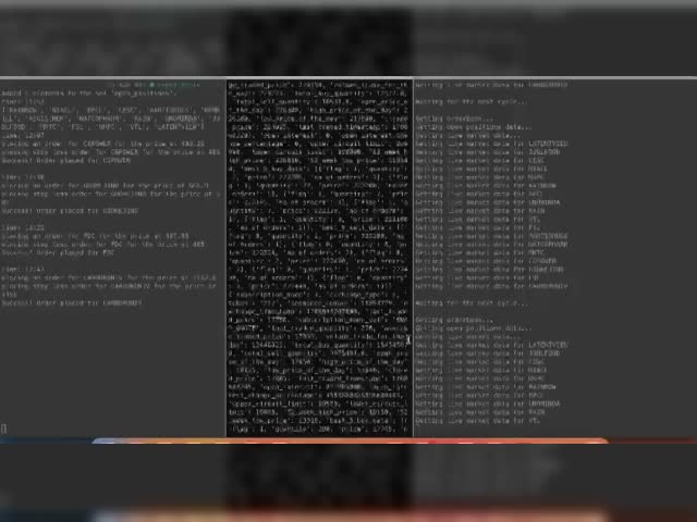 Websocket data stream