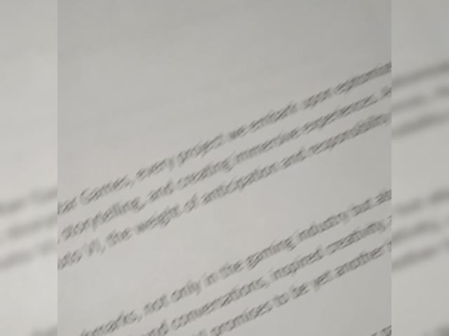 Americas letter