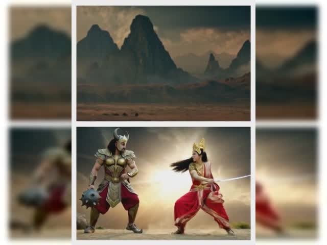 Goddess durga vs mahishasur