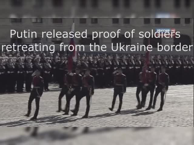 Russian troops leaving
